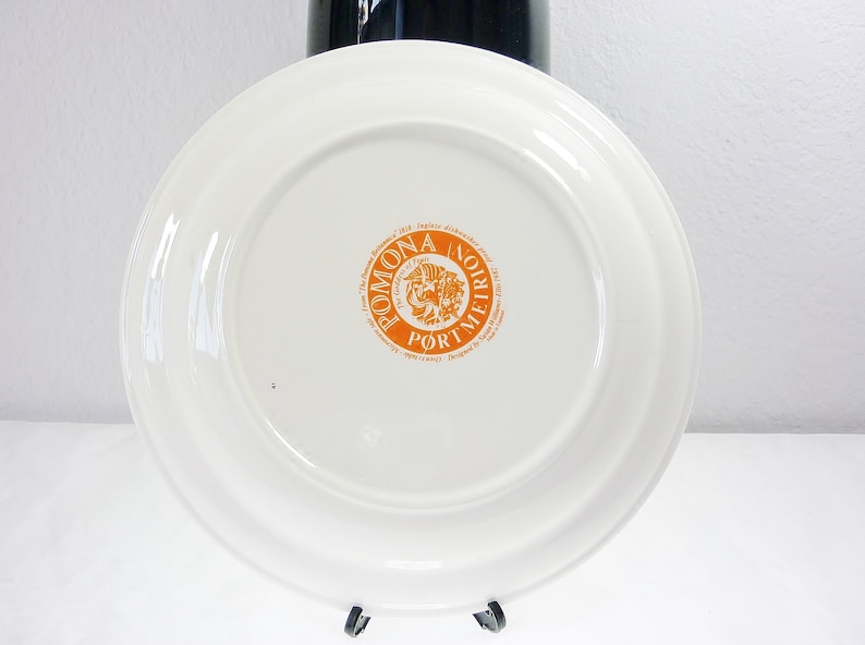 Portmeirion Pomona Rimmed Salad Plate The Hoary Morning Apple New