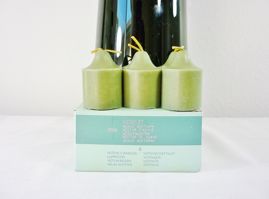 Partylite Votive Candles Agave Nector 6 Pieces New in Box Etsy