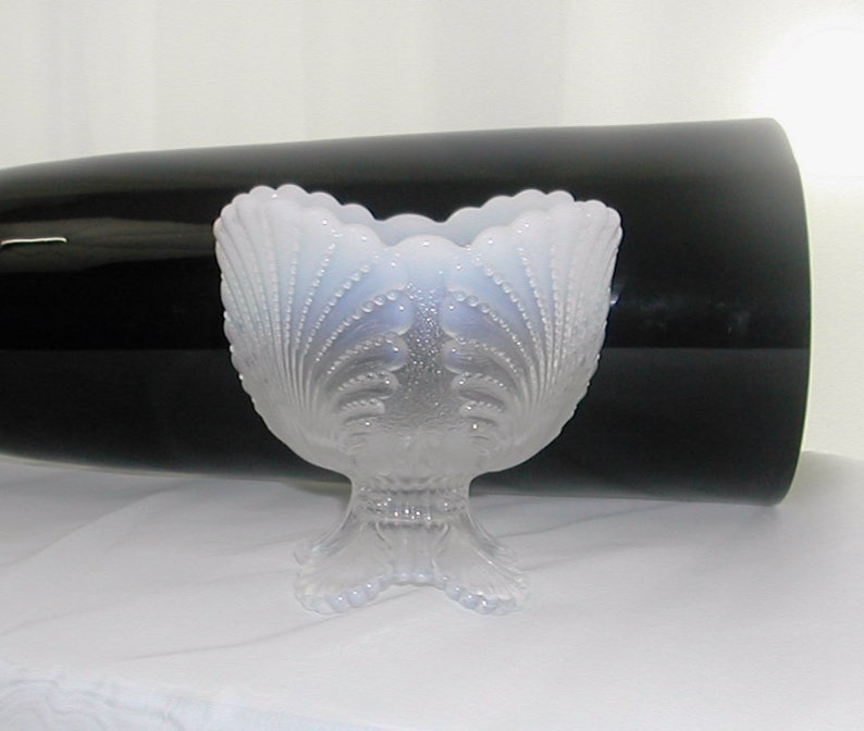 Mosser Glass Co French Opal Opalescent Berry Bowls