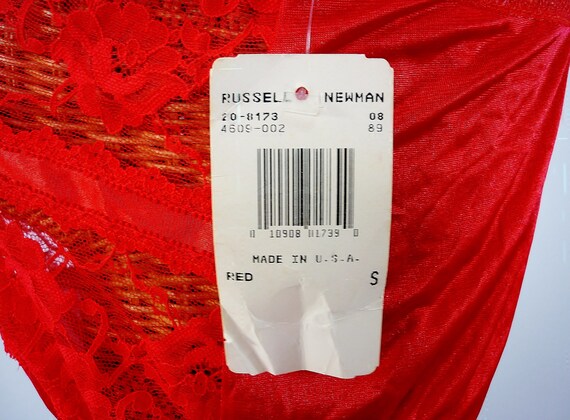 Vintage "Tessie" Romper by Russell Newman Red NWT… - image 2