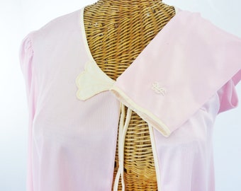 Diane Van Furstenberg Nylon Dressing Robe Pink Size Small