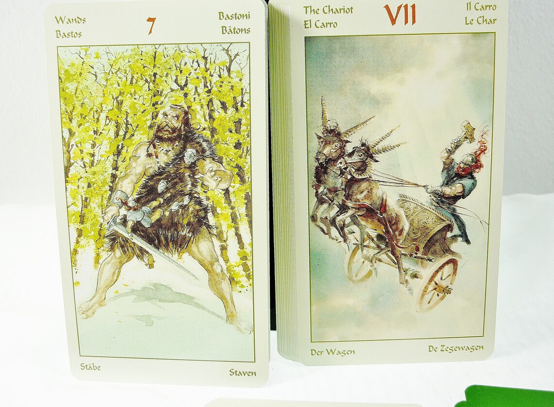 Vikings Tarot Cards Mythology Warrior People 78 Card and Etsy
