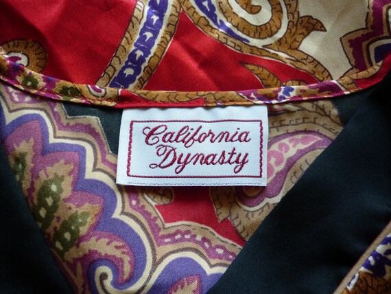 California Dynasty Lounging Lingerie Kimono Top P… - image 8