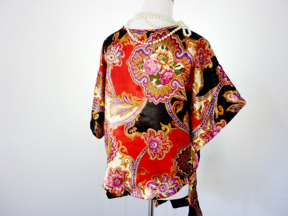 California Dynasty Lounging Lingerie Kimono Top P… - image 6