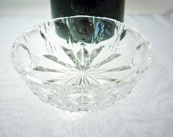 Brilliant Cut Crystal Candy Dish BowlSoviet USSR