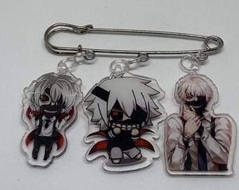 Tokyo Ghoul Anime Ken Kaneki Themed Black ID Badge Holder Lanyard Tokyo Ghoul Anime Ken Kaneki Themed Black ID Badge Holder Lanyard