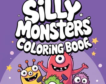 Silly Monster Fun: A Friendly Coloring & Drawing Adventure!