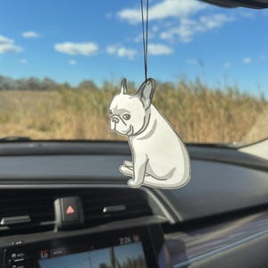 French Bulldog Car Air Freshener Stocking Stuffer Holiday Gift