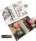 Fabric Book Sleeve Digital PDF Download Sewing Printable Pattern Double Sided Pockets Zipper Book Tablet Case Bible Kindle Protector Padded