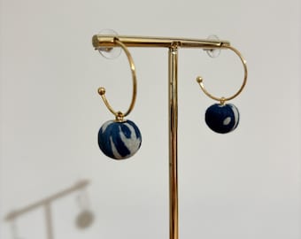 Indigo Creolen