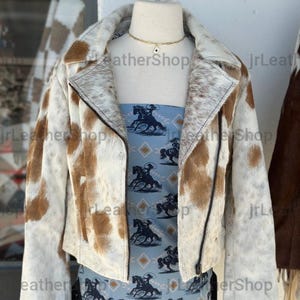 Stilvolle und luxuriöse Rindslederjacke - Damen-Rindsleder-Fransenjacke - Handgefertigte und realistische Lederjacke für Damen