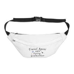 Travel Agent Fairy Godmother Fanny Pack - Perfect Gift for Travelers, Festivals, Concerts, and Everyday Use