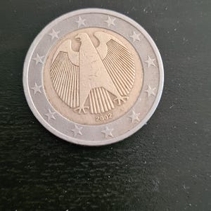Moneda de 2 euros de Alemania del año 2002, letra A