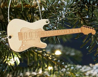 Stratocaster Guitar Ornament - Free Gift Box