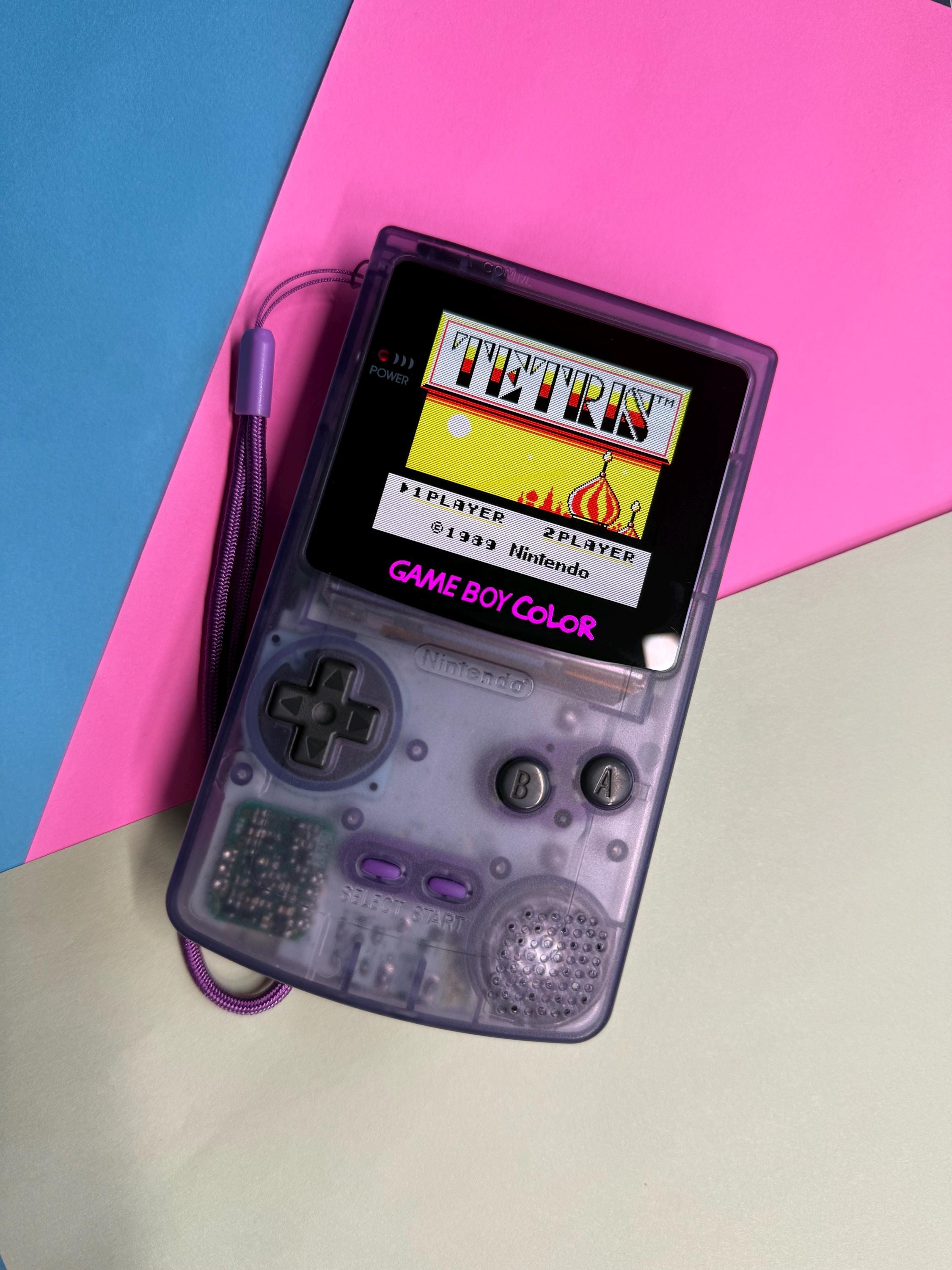 Nintendo Game Boy Color Amoled oled moded cgb-001 free CASE