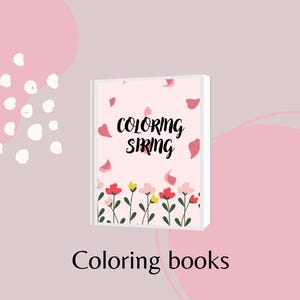 Spring coloring book