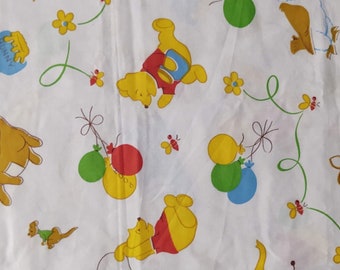 Winnie the Pooh and Friends Vintage Fabric 44 Wide x 32