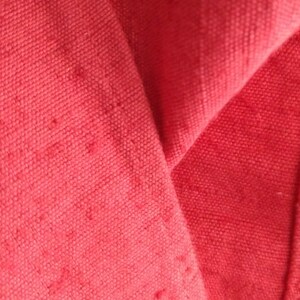 Textured Red Vintage Oval Tablecloth 50 x 64