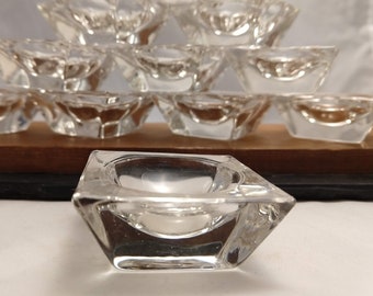 Glass Salt Dish SET OF 11