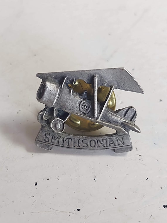 Tiny Smithsonian Plane Pin - image 2