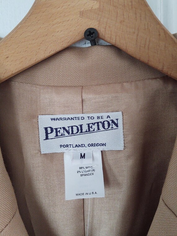Pendleton Wool Blazer Jacket Fully Lined Norm Cor… - image 4