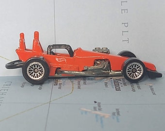 1997 HOT WHEELS Red Supermodified Roadster Drag Race Car