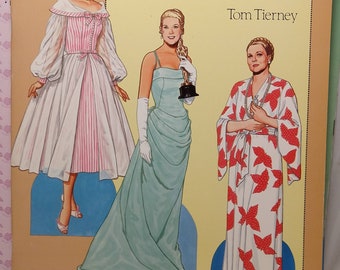 UNCUT Glamorous Grace Kelly Vintage Paperdolls Book NOS