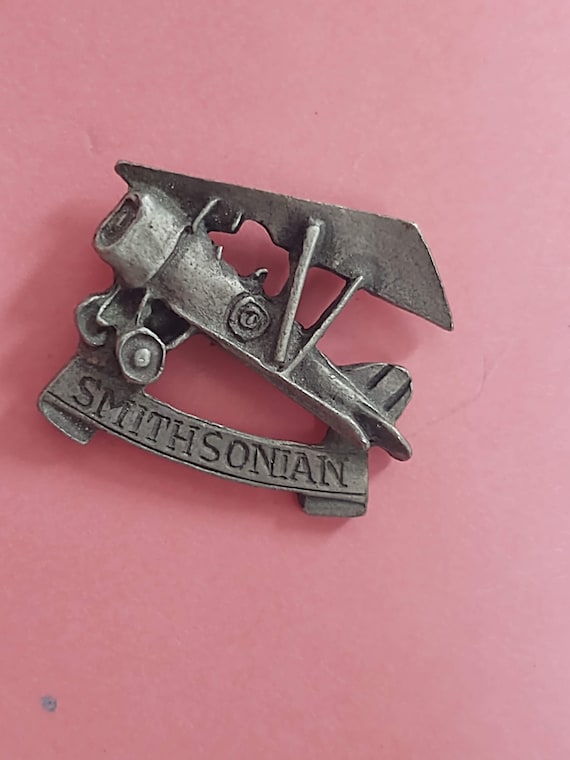 Tiny Smithsonian Plane Pin - image 1