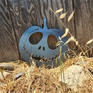 Jack the Rustic Pumpkin custom fall halloween scary decor Steel Jack