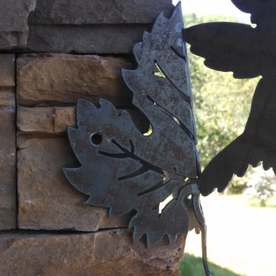 Rustic Hummingbird Floral Design Plant Bird Feeder Hanger Etsy