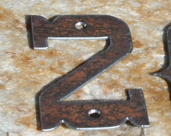 Rustic Custom Numbers Western Font Recycled steel custom letters numbers symbols Custom address welcome