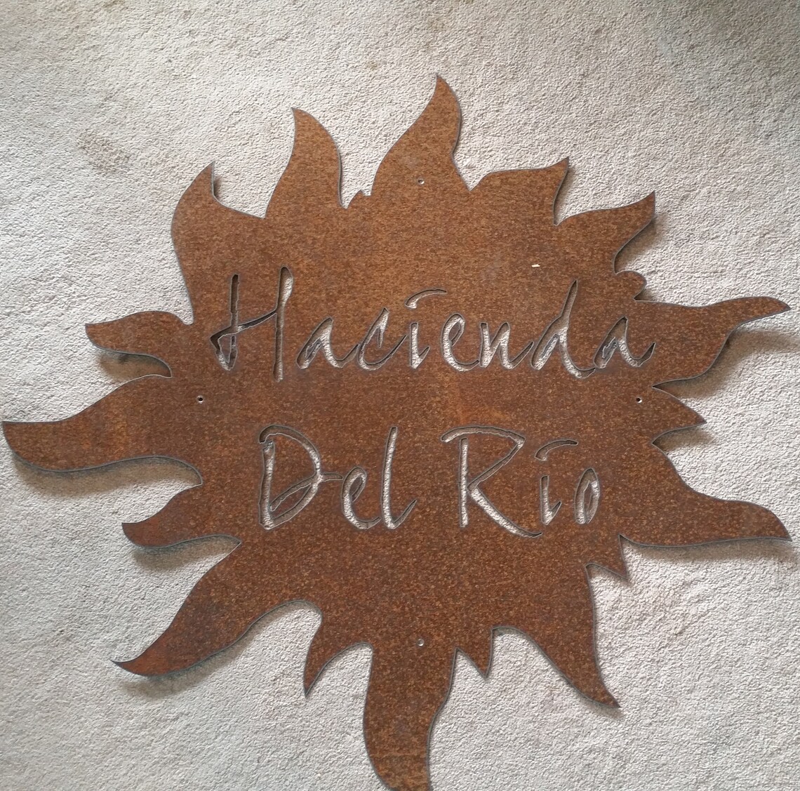 Let the Sun Shine Wall Decor 24 Rustic Metal Sun - Etsy