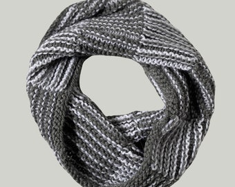 Sustainable Scrap Yarn Contrast Cowl Knitting Pattern AND Materials