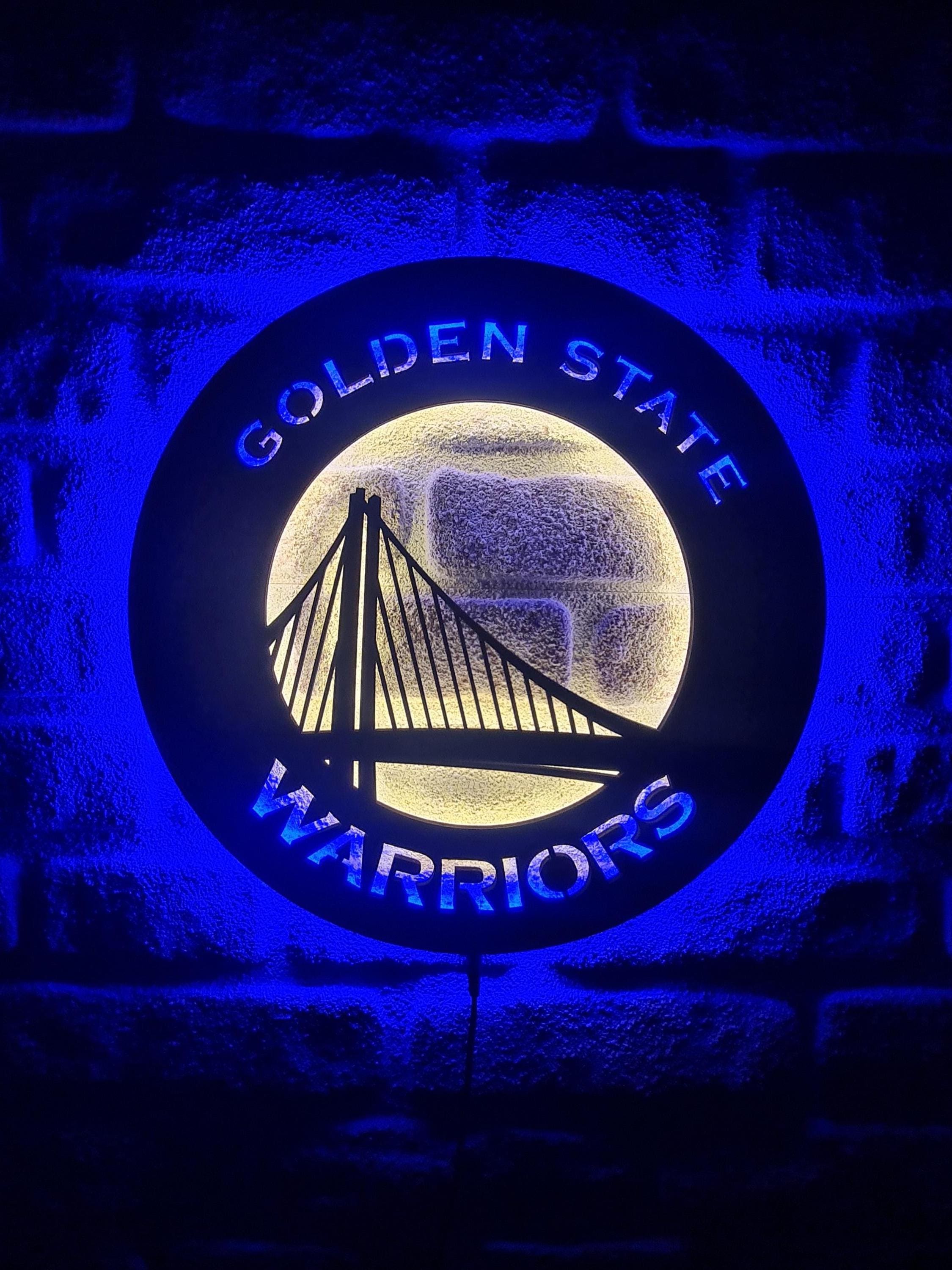 Golden State Warriors LED Lighted Sign, Basketball Team Emblem Illuminated  Sign, Best Gift for Basketball Lovers, Christmas Gift - Etsy, image size:2250x3000