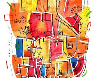 Modeh Ani Gratitude Print