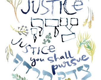 Justice Justice Print