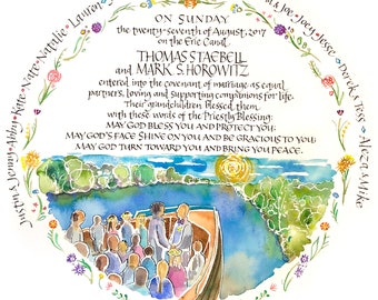 Ketubah: Handmade Custom (Example 1)