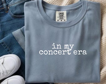 Comfort Colors® Concert Lover Shirt, Music Fan Shirt, Concert Goer Shirt, In My Concert Era Shirt, Concert Season Shirt, Gift For Concert