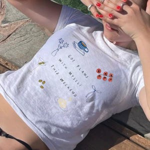 Self Care Crop Top: Y2K Coquette Graphic Tee
