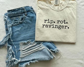 Slade Ravinger Comfort Colors® Tee, Plated Prisoner Series, Commander Rip, Dark Romance Tee