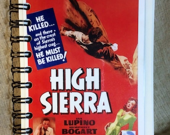 Humphrey Bogart 'High Sierra' Movie Poster Journal: Mini Sketchbook