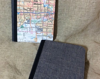 Des Moines Notebook Set, Mini Jotter, Iowa journal, stocking stuffer, pocket notes, wedding favor, teacher gift, password log, Map gift