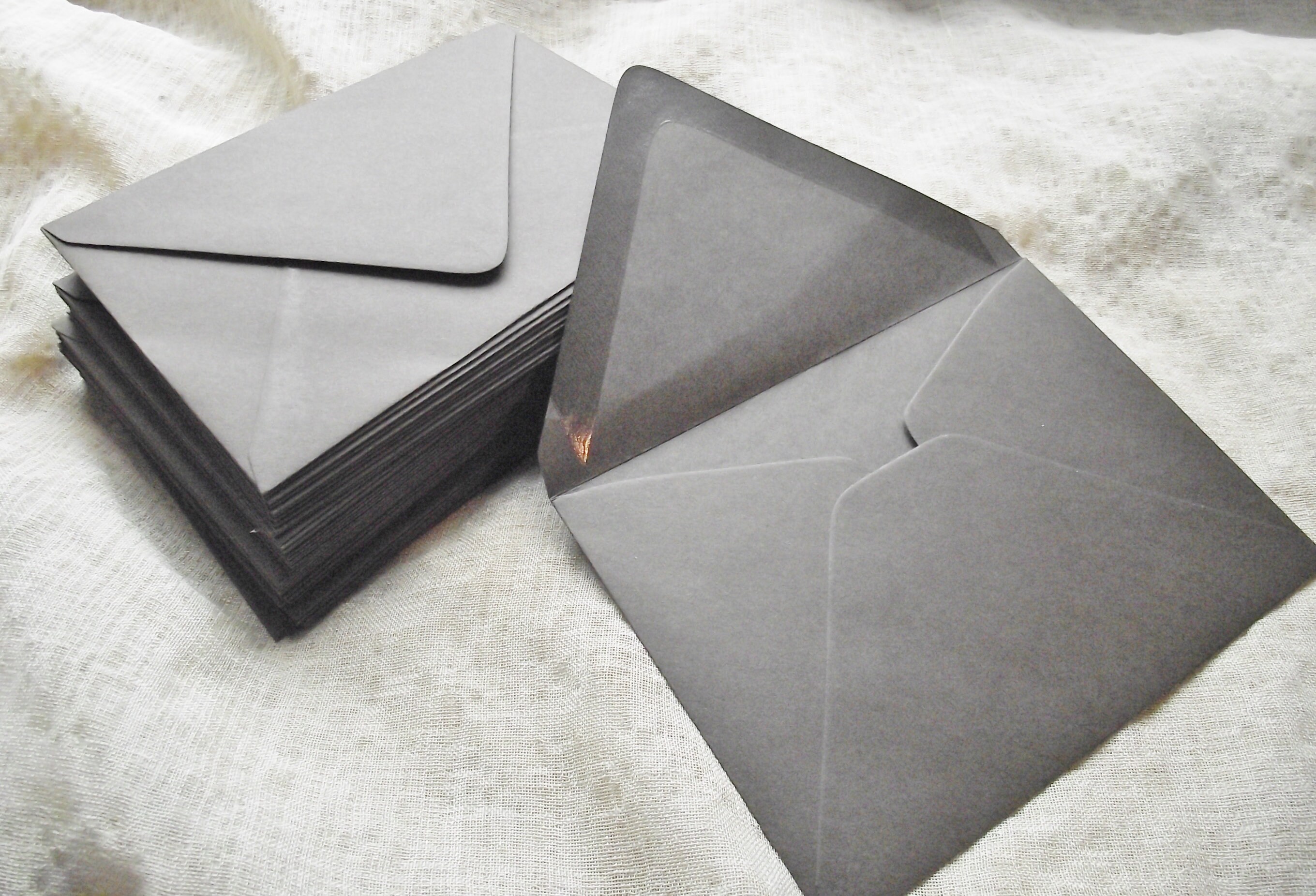 Chocolate brown envelope set Ten 5 x 7 chocolate envelopes Etsy