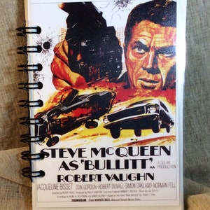 Steve McQueen &#39;Bullitt&#39; Movie Journal: Spiral Notebook Sketchbook