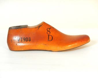 Vintage Wooden J.V. Shoe Mold