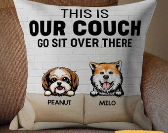 Dog Squad Dog Lover Funny Gift Throw Pillow 18x18 Multicolor