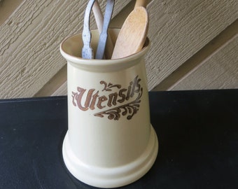 Pfaltzgraff Utensil Holder, Village Collection, Wooden Spoons, Ladles, Spatulas, Vintage REPLACEMENT