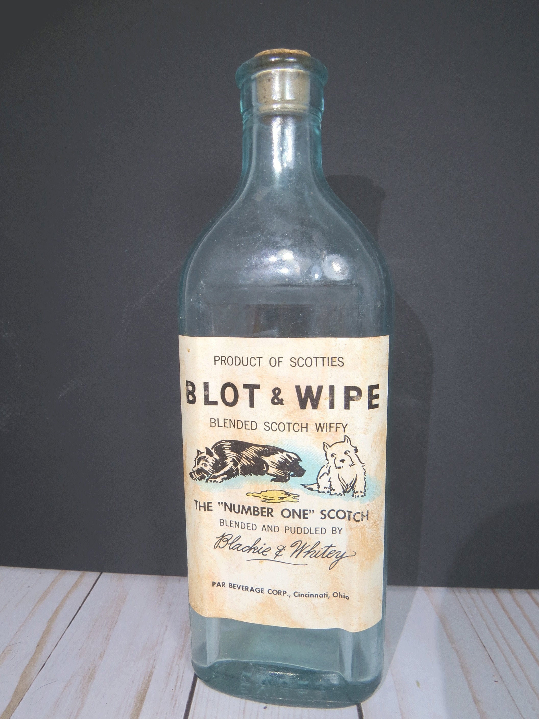 Scotch Liquor Bottle Novelty Label Humorous Man Cave Etsy