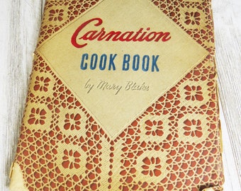 Vintage Carnation Milk Cookbook Mary Blair 1945 Softcover