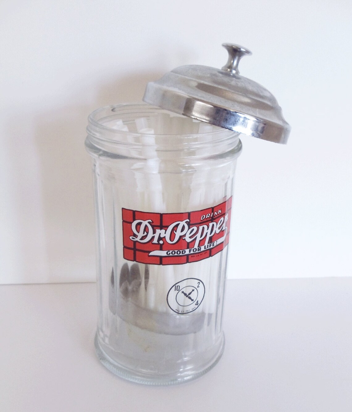 Vintage Straw Dispenser Dr. Pepper Made in Canada Drink Etsy